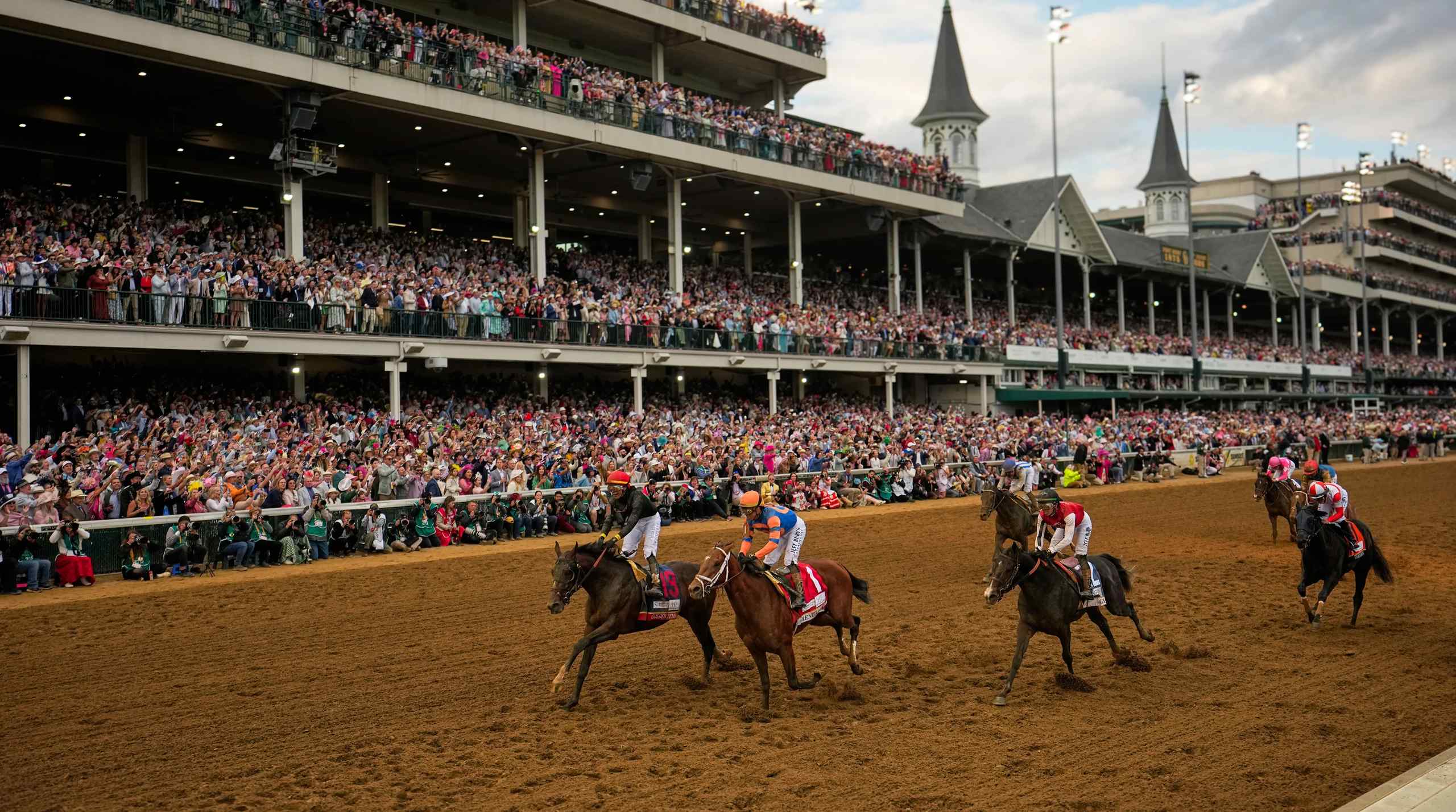 The Preakness Stakes race.